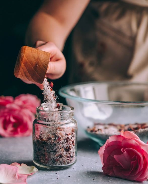 Rose Petal Bath Salts